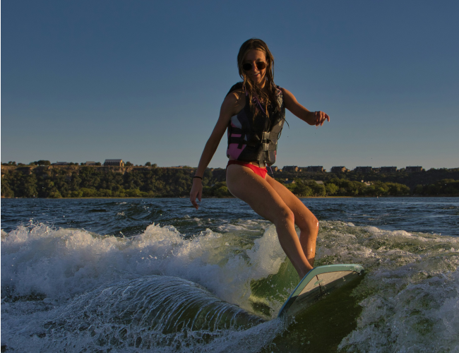 Wake-Surfing-Woman