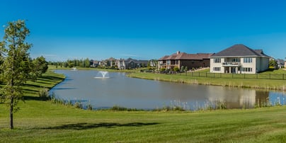 community retention pond